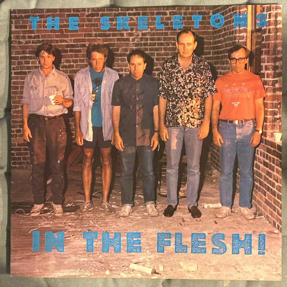 LP The Skeletons ‎– In The Flesh 2ª Mano - DISCOS NAKASHA