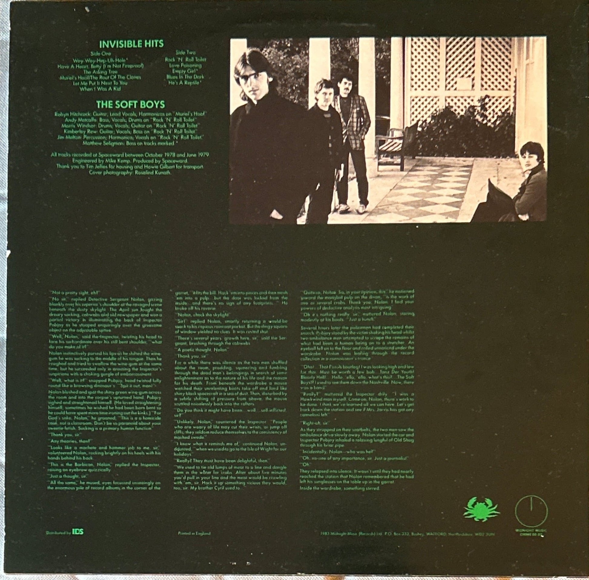 LP The Soft Boys ‎– Invisible Hits 2ª Mano - DISCOS NAKASHA