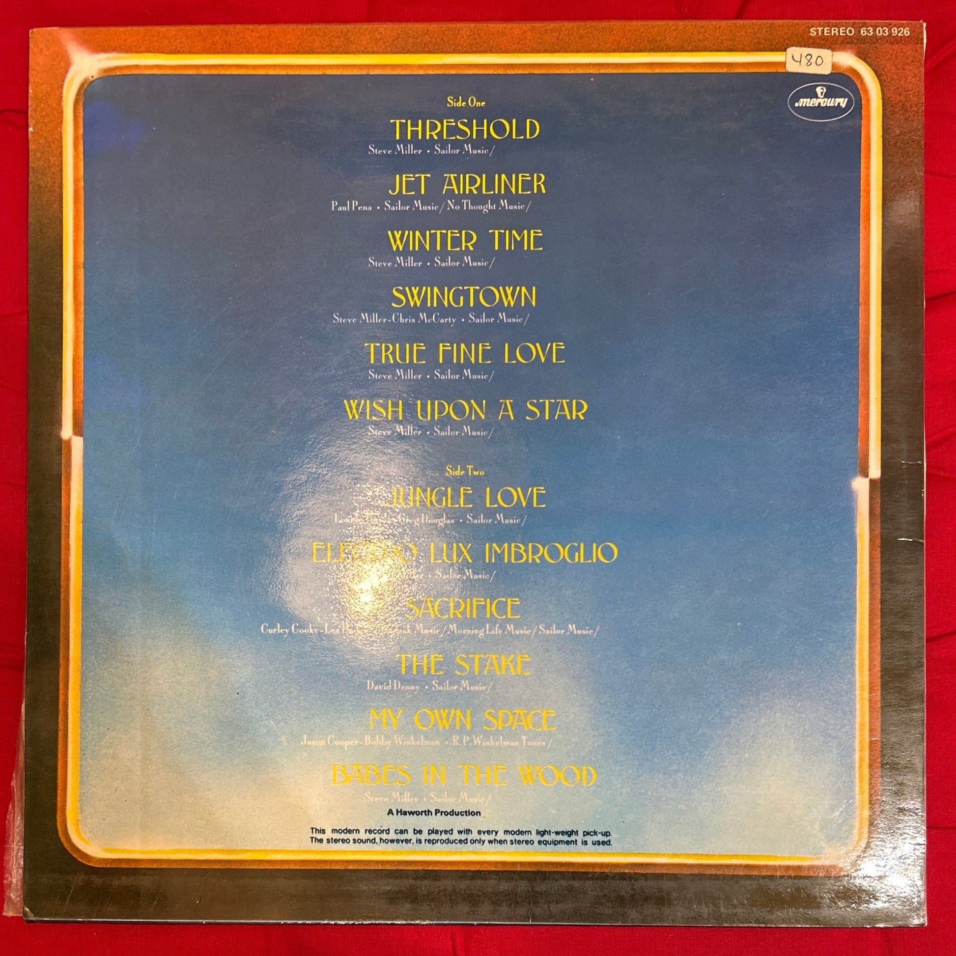 LP The Steve Miller Band ‎– Book Of Dreams 2ª Mano - DISCOS NAKASHA