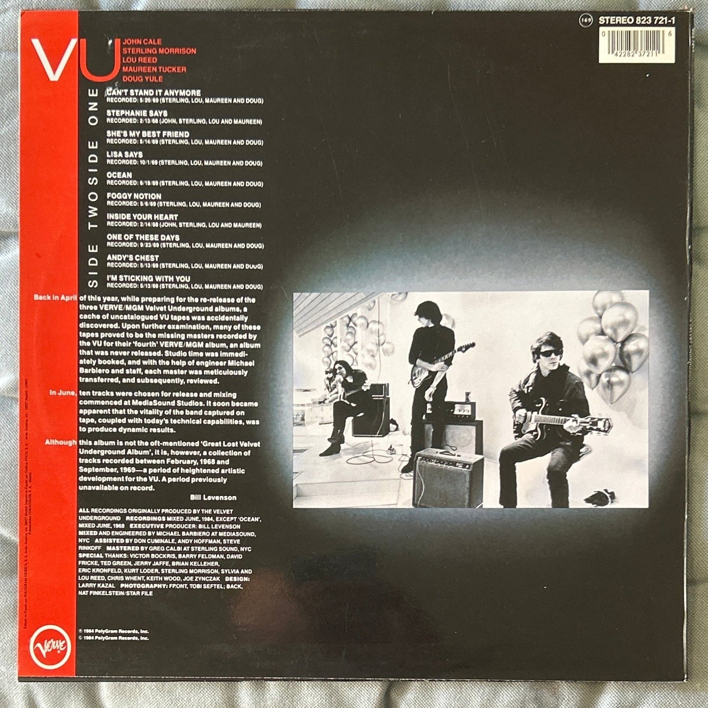 LP The Velvet Underground ‎– VU 2ª Mano - DISCOS NAKASHA