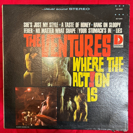 LP The Ventures ‎– Where The Action Is 2ª Mano - DISCOS NAKASHA