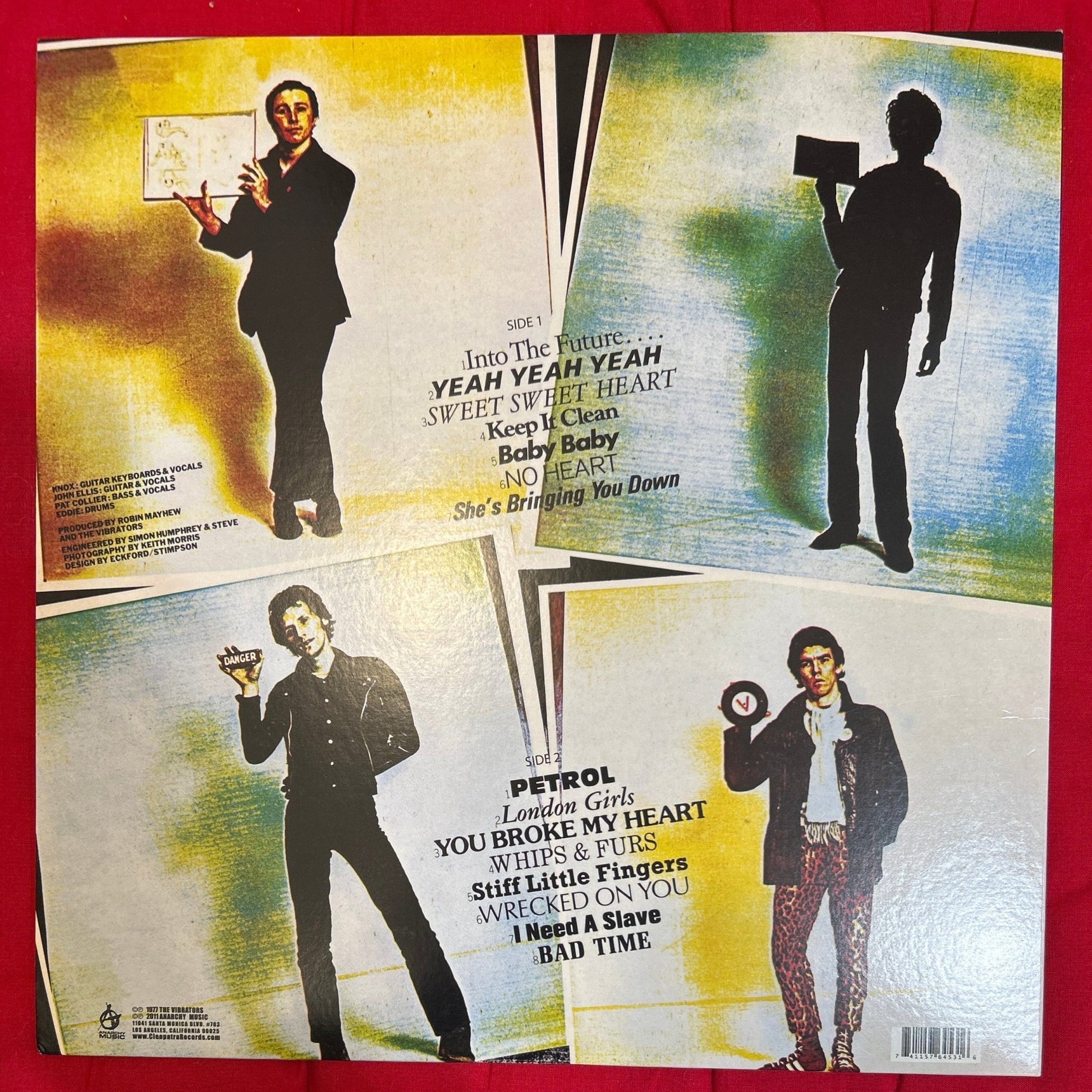 LP The Vibrators ‎– Pure Mania 2ª Mano - DISCOS NAKASHA