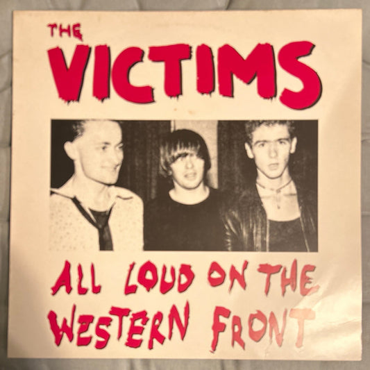 LP The Victims – All Loud On The Western Front 2ª Mano - DISCOS NAKASHA