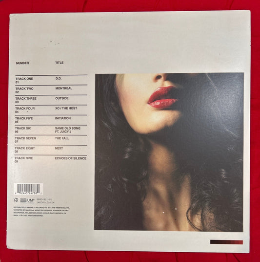 LP The Weeknd ‎– Echoes Of Silence 2ª Mano - DISCOS NAKASHA