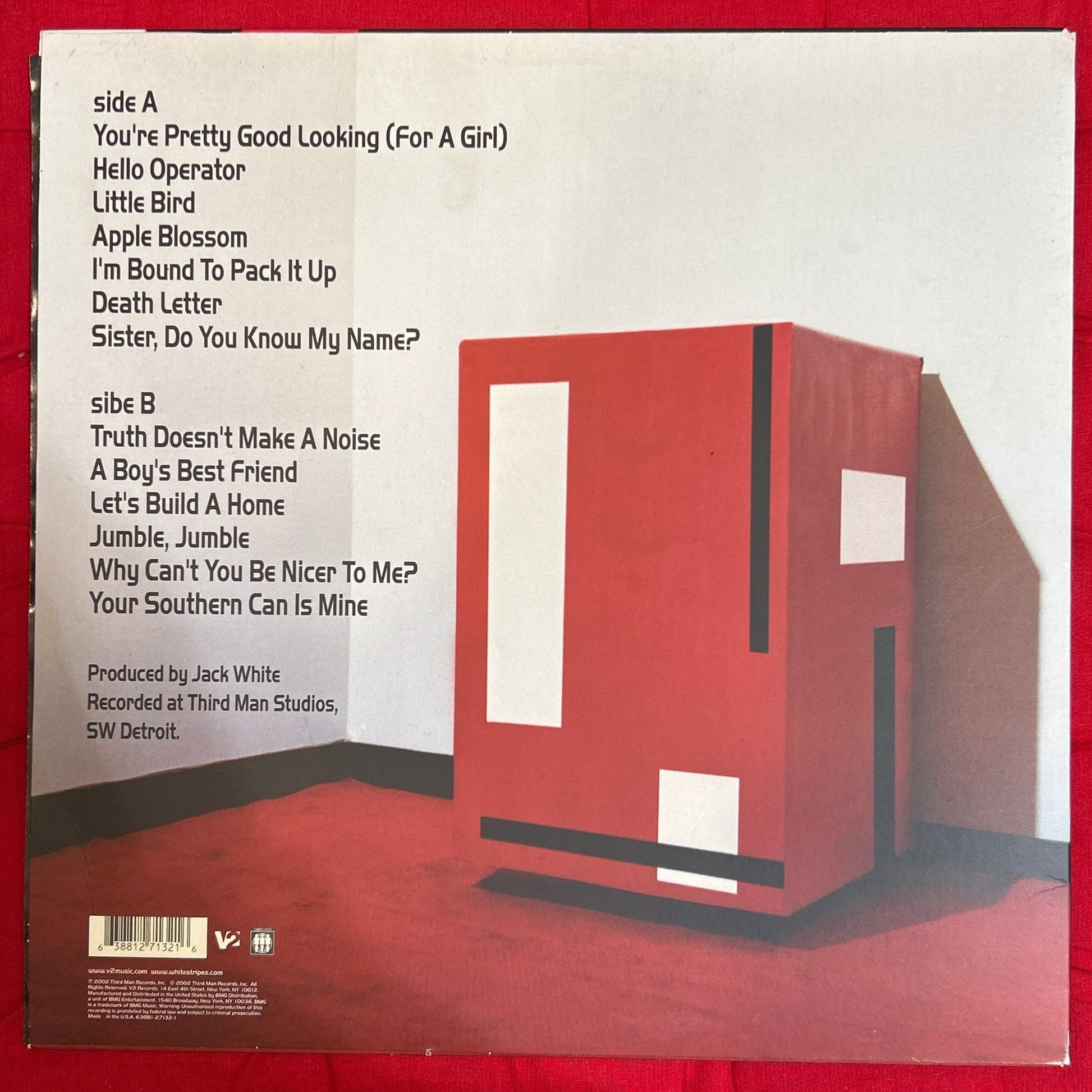 LP The White Stripes ‎– De Stijl Ed. USA 2ª Mano - DISCOS NAKASHA