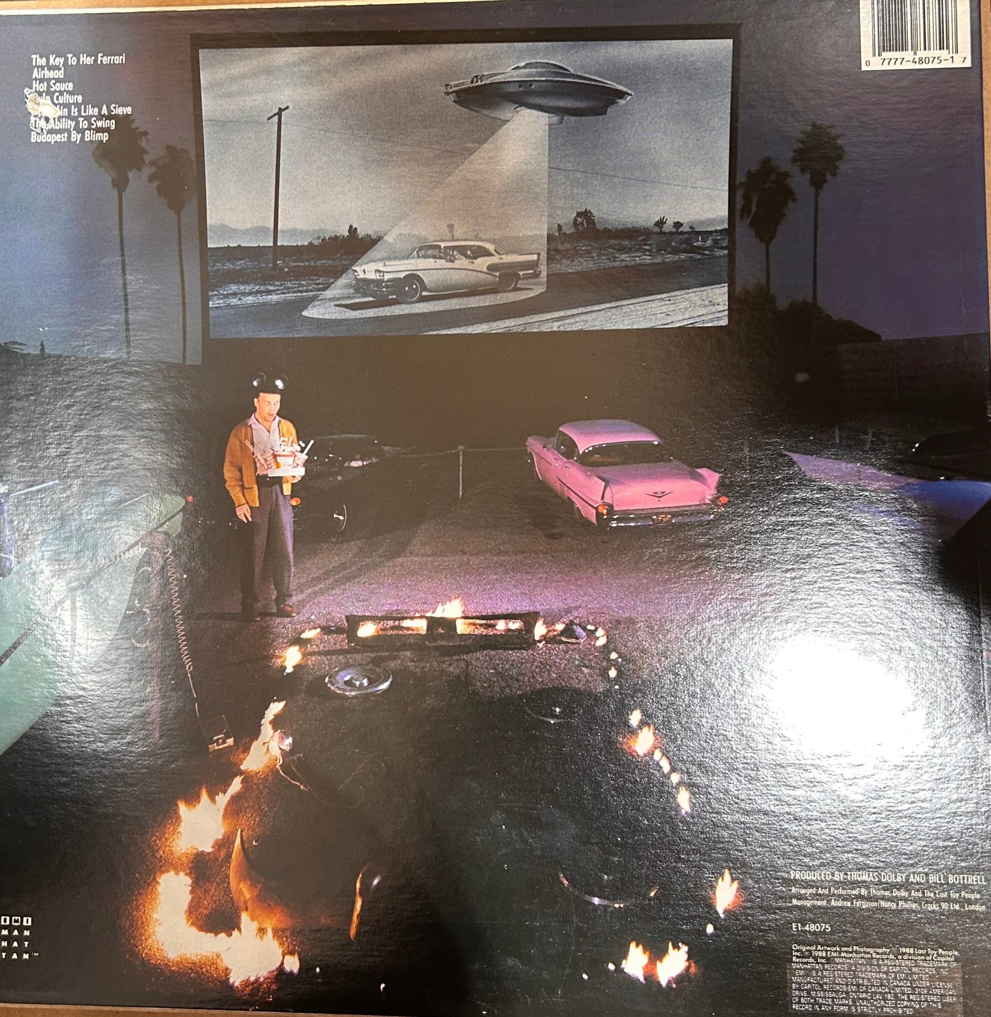 LP Thomas Dolby ‎– Aliens Ate My Buick 2ª mano - DISCOS NAKASHA