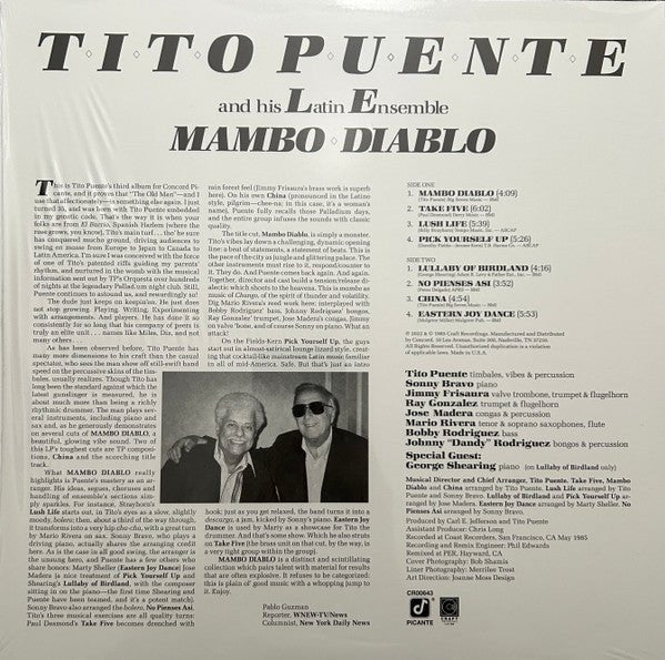 LP Tito Puente And His Latin Ensemble* Special Guest George Shearing – Mambo Diablo Nuevo precintado - DISCOS NAKASHA