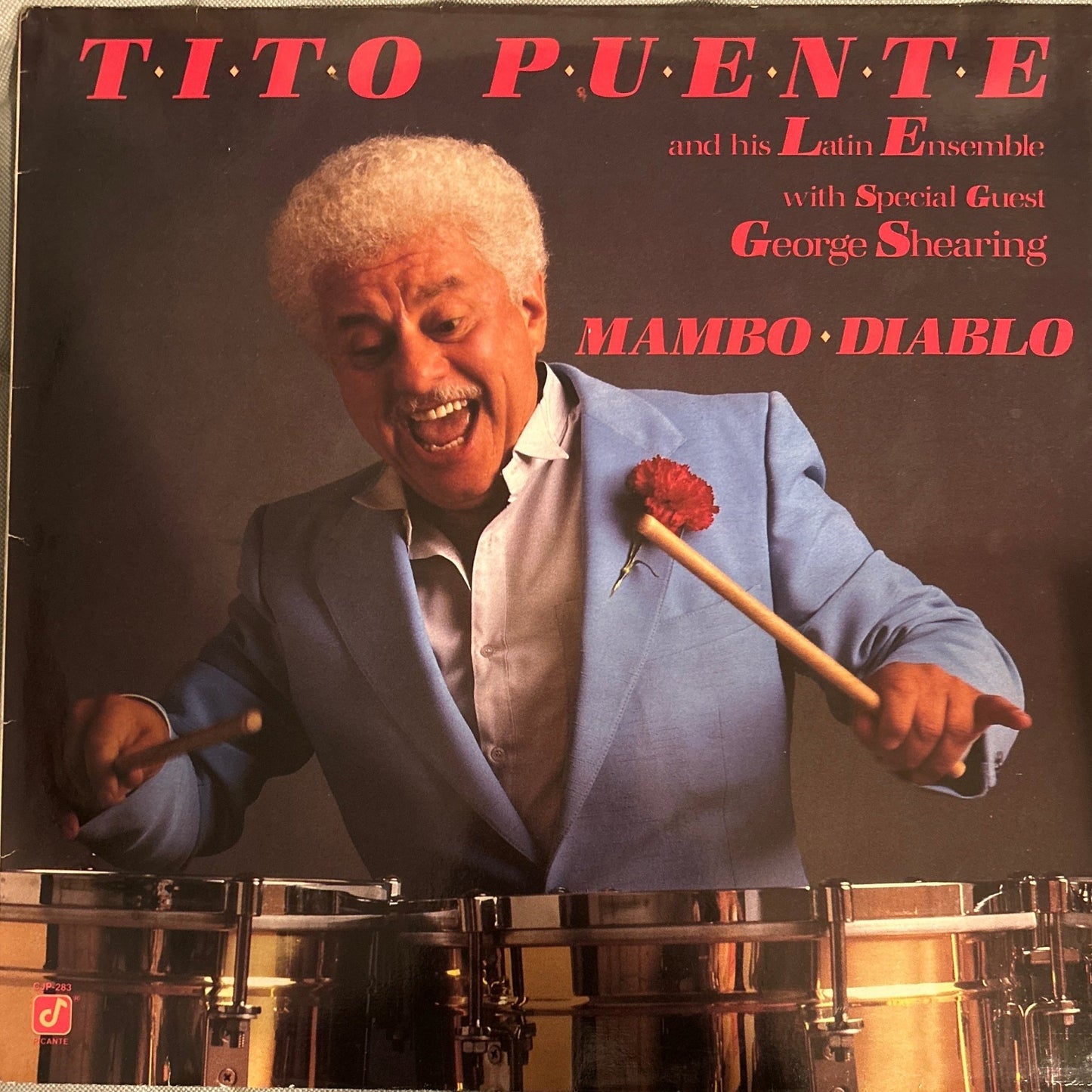 LP Tito Puente And His Latin Ensemble With Special Guest George Shearing ‎– Mambo Diablo 2ª Mano - DISCOS NAKASHA
