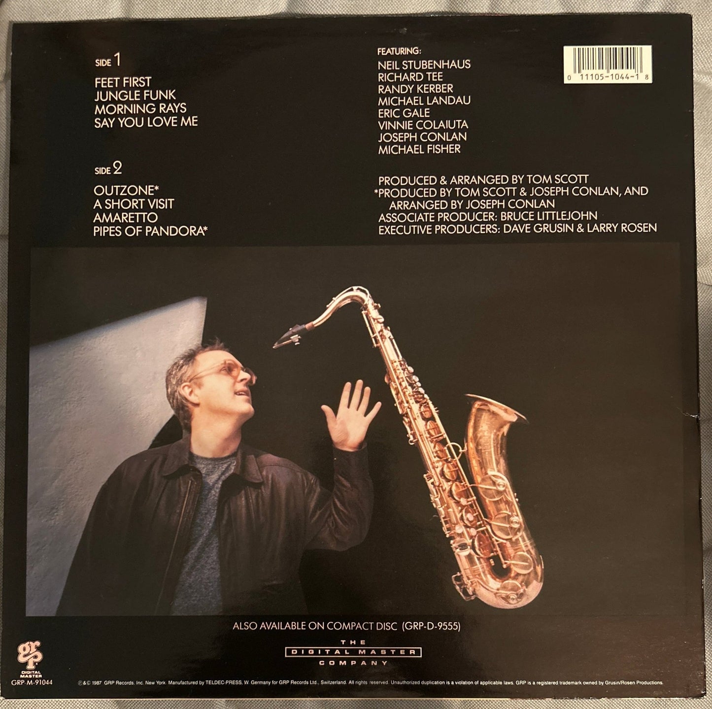 LP Tom Scott ‎– Streamlines 2ª Mano - DISCOS NAKASHA