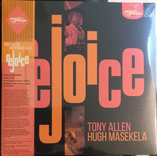 LP Tony Allen And Hugh Masekela ‎– Rejoice Nuevo precintado - DISCOS NAKASHA