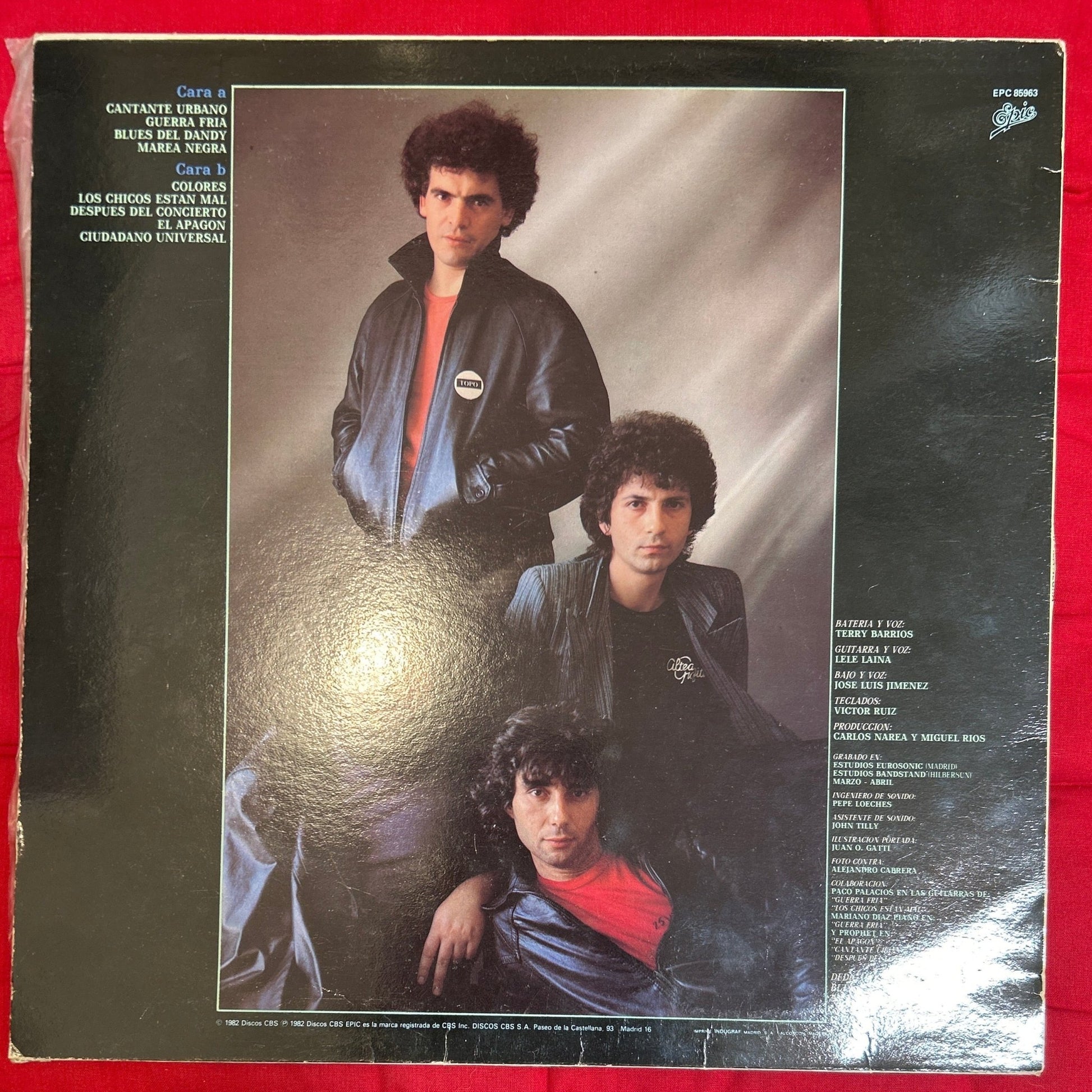 LP Topo ‎– Marea Negra 2ª Mano - DISCOS NAKASHA