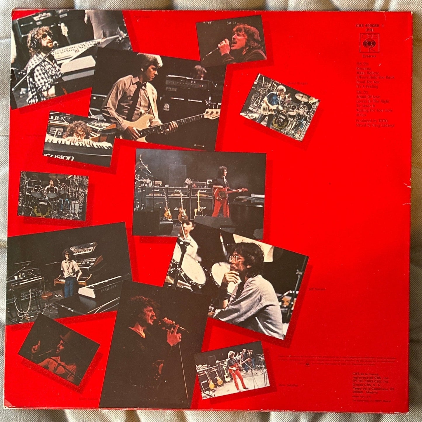 LP Toto ‎– Toto IV 2ª mano - DISCOS NAKASHA