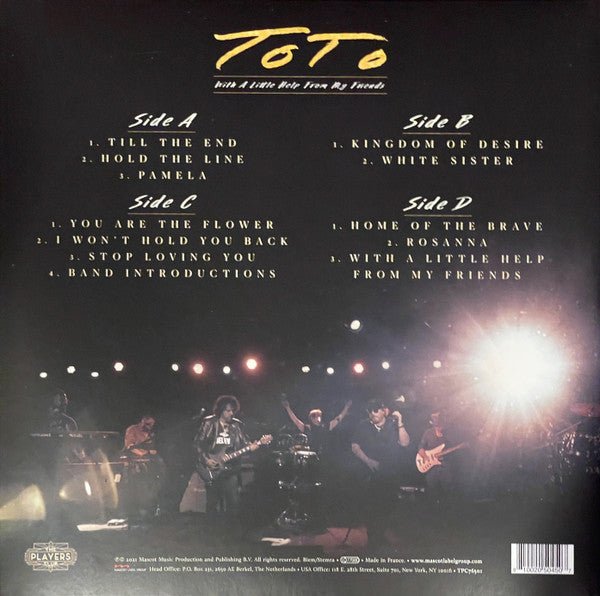 LP Toto ‎– With A Little Help From My Friends Nuevo precintado - DISCOS NAKASHA