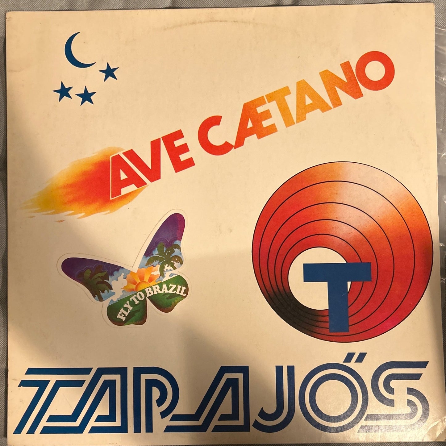 LP Trio Eletrico Tapajos – Ave Caetano Ed. Brasileña 2ª Mano - DISCOS NAKASHA