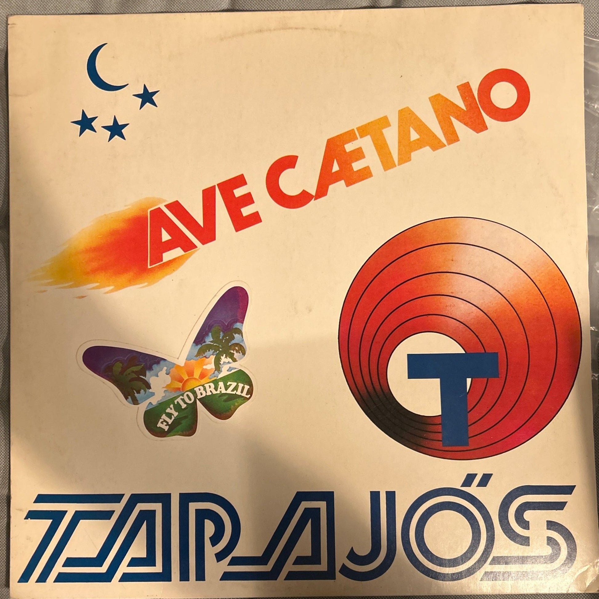 LP Trio Eletrico Tapajos – Ave Caetano Ed. Brasileña 2ª Mano - DISCOS NAKASHA