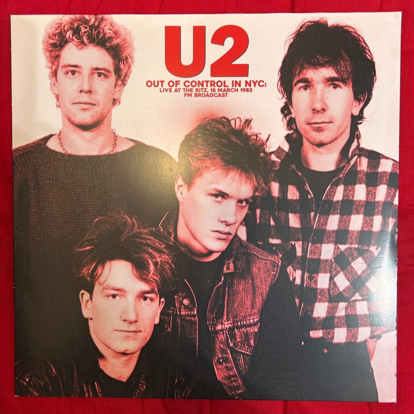 LP U2 ‎– Out Of Control In NYC: Live at The Ritz 18 March 1982 - FM Broadcast 2ª Mano - DISCOS NAKASHA
