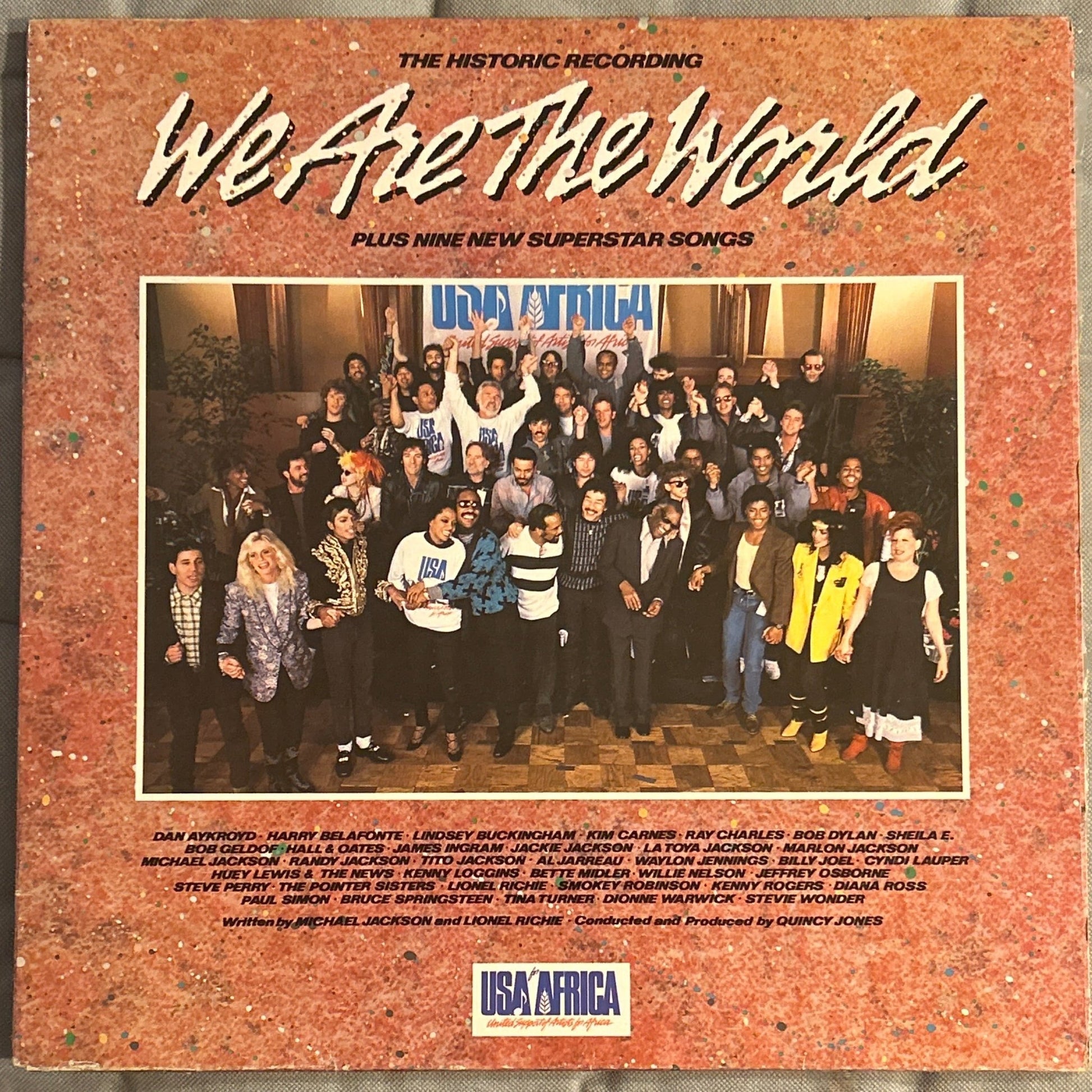LP USA For Africa ‎– We Are The World 2ª Mano - DISCOS NAKASHA