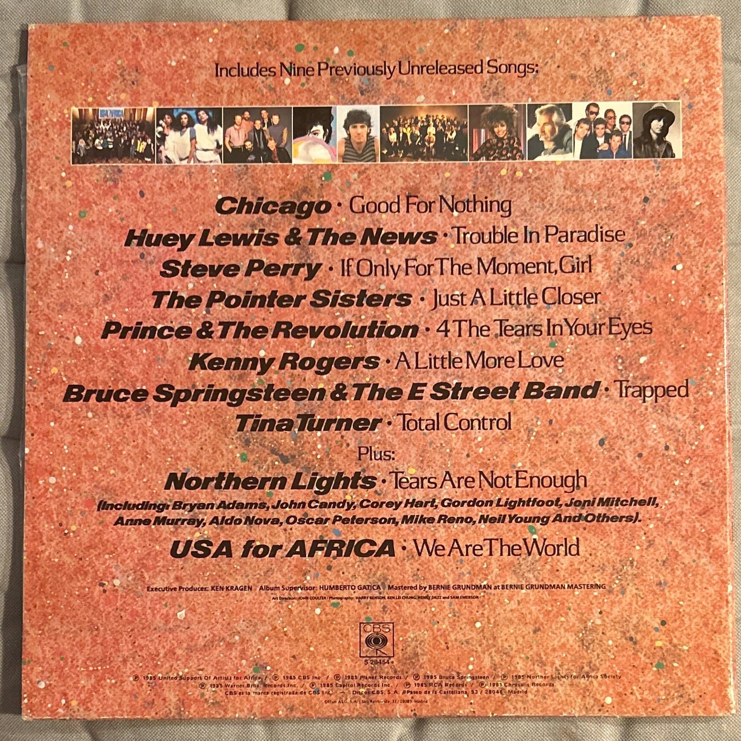 LP USA For Africa ‎– We Are The World 2ª Mano - DISCOS NAKASHA