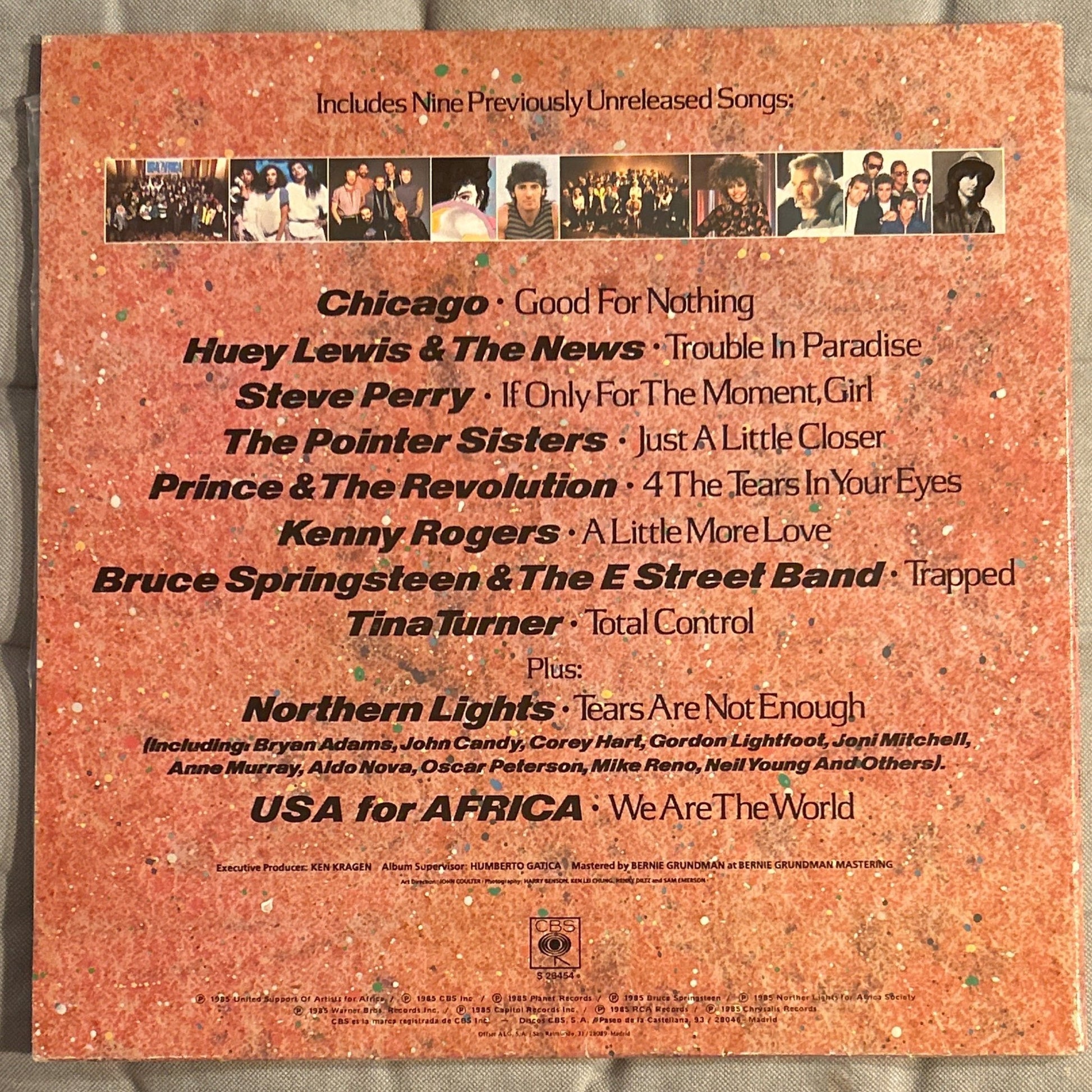 LP USA For Africa ‎– We Are The World 2ª Mano - DISCOS NAKASHA