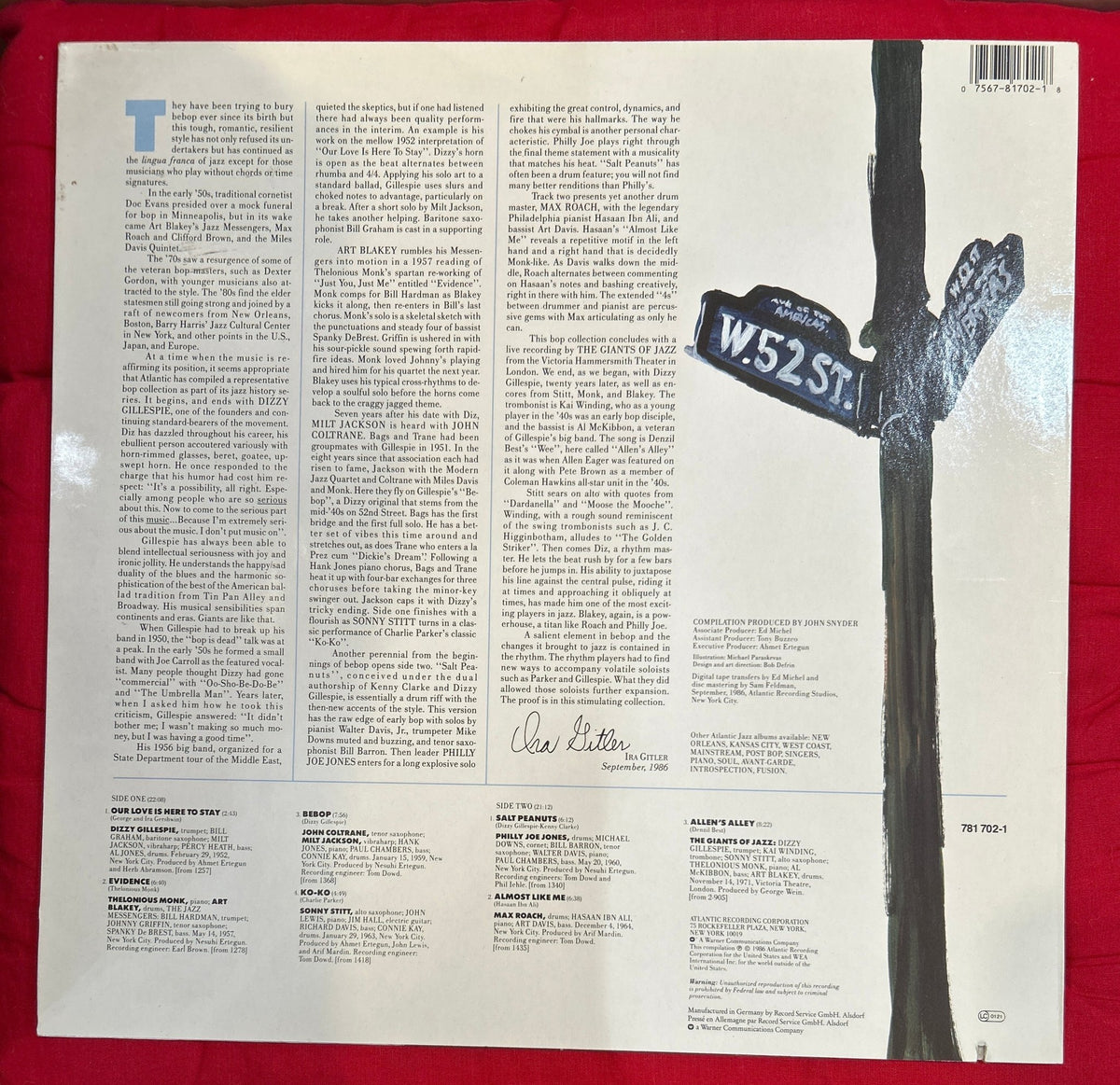 LP V/A ‎– Bebop 2ª Mano - DISCOS NAKASHA