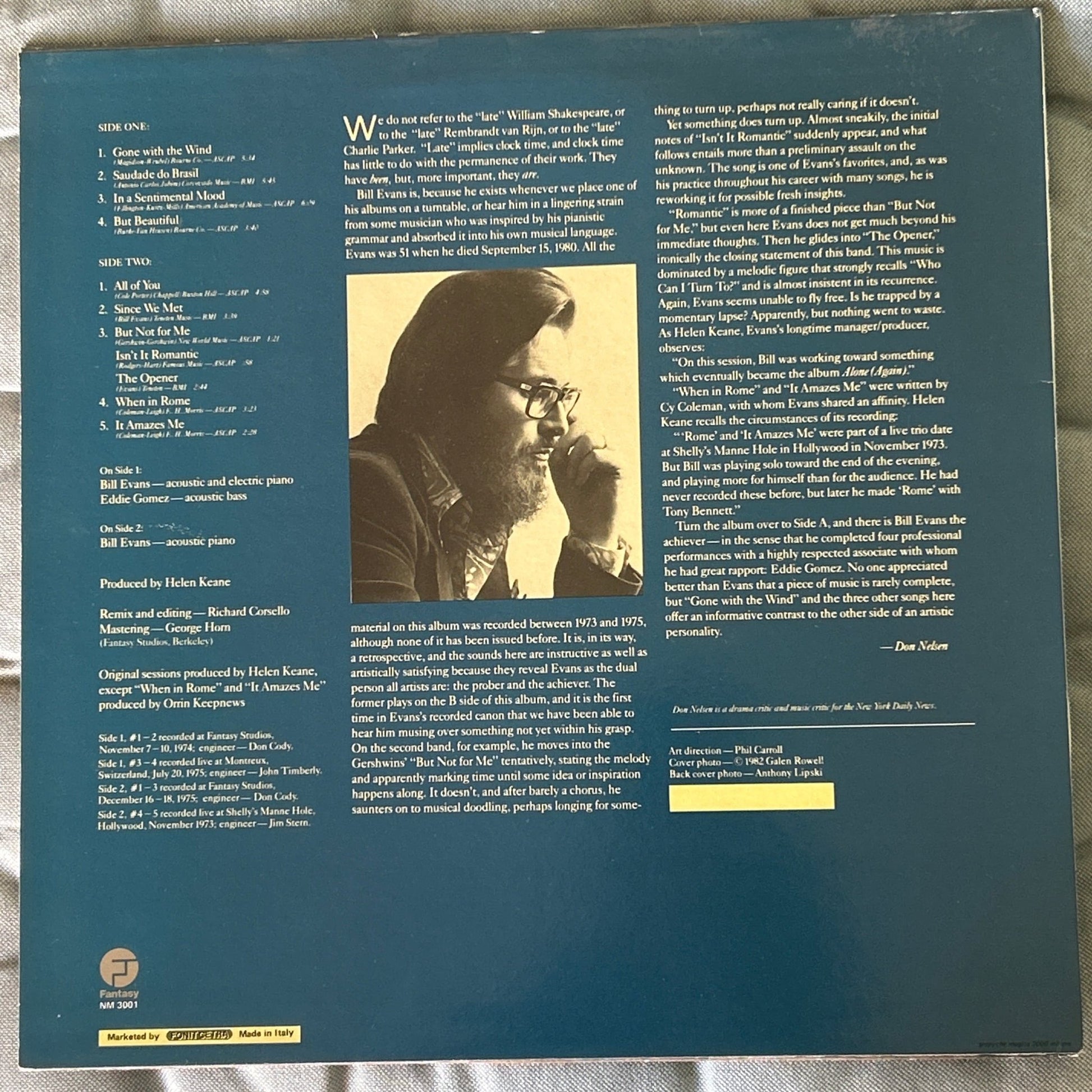 LP V/A ‎– Bill Evans ~ A Tribute 2ª Mano - DISCOS NAKASHA