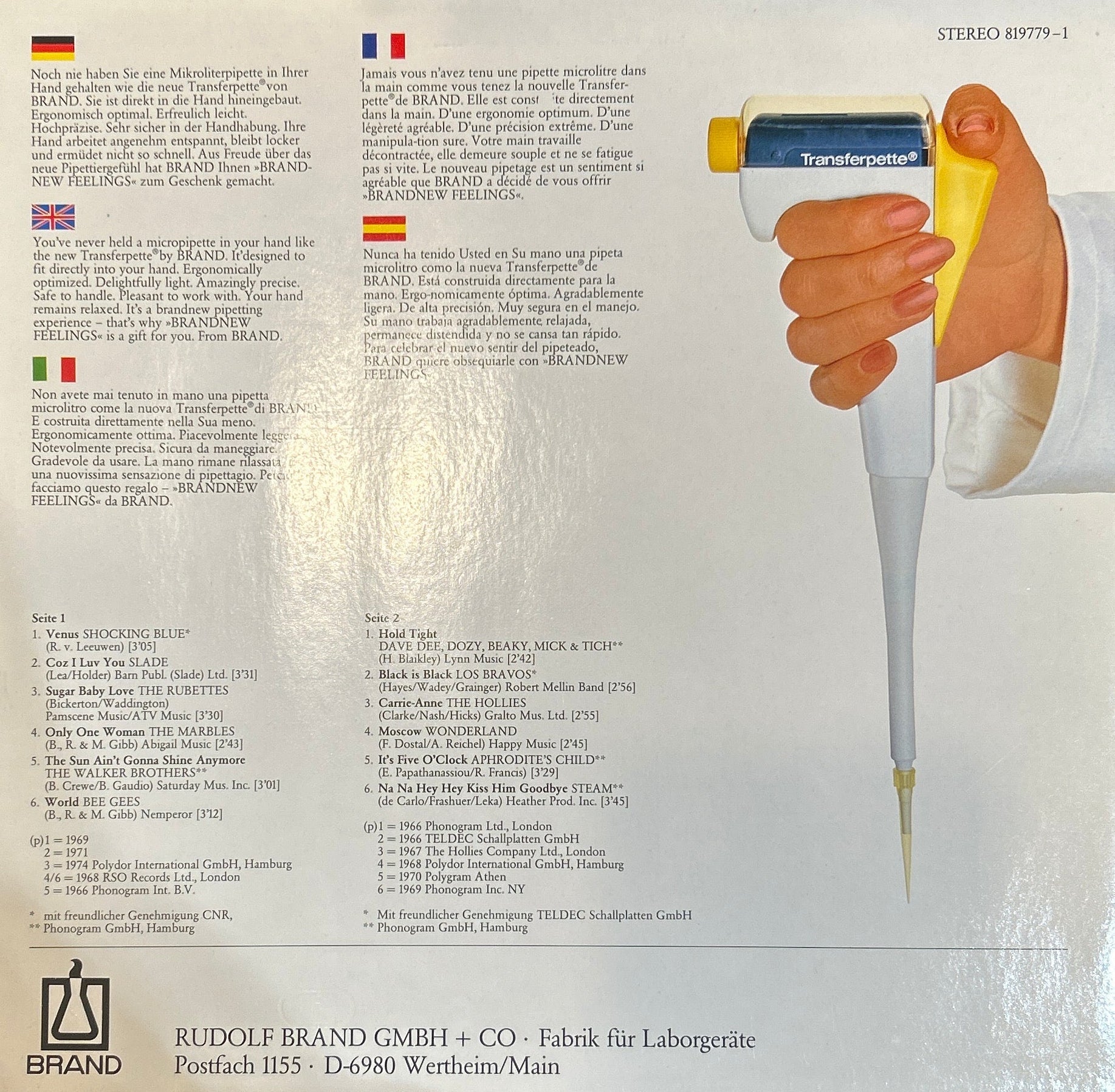 LP V/A ‎– Brandnew Feelings 2ª Mano (Producto exclusivo recogida en tienda) - DISCOS NAKASHA