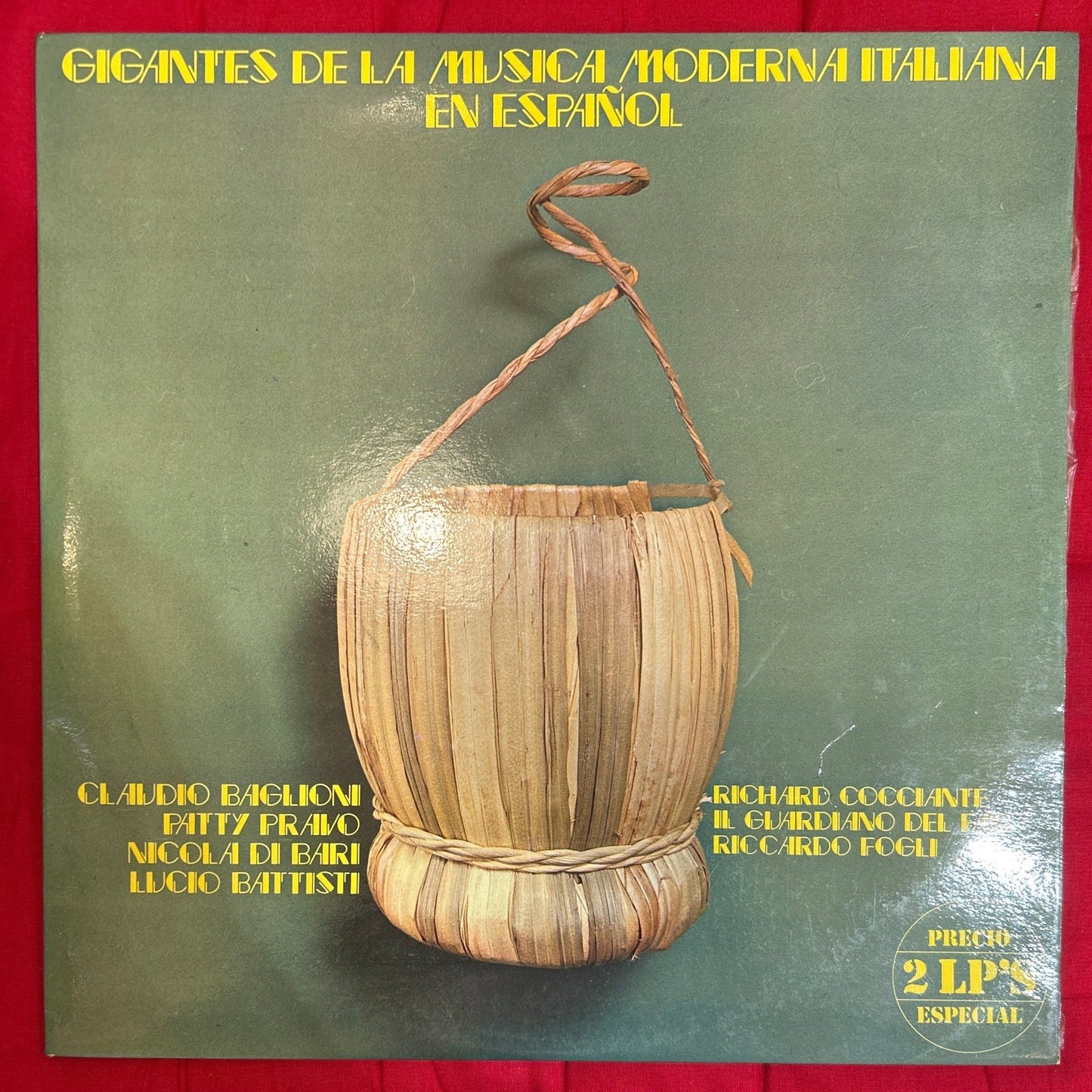 LP V/A ‎– Gigantes De La Musica Moderna Italiana En Español 2ª Mano - DISCOS NAKASHA