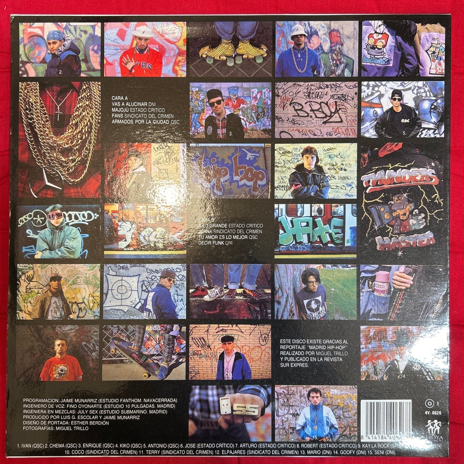 LP V/A ‎– Madrid Hip Hop 2ª mano - DISCOS NAKASHA