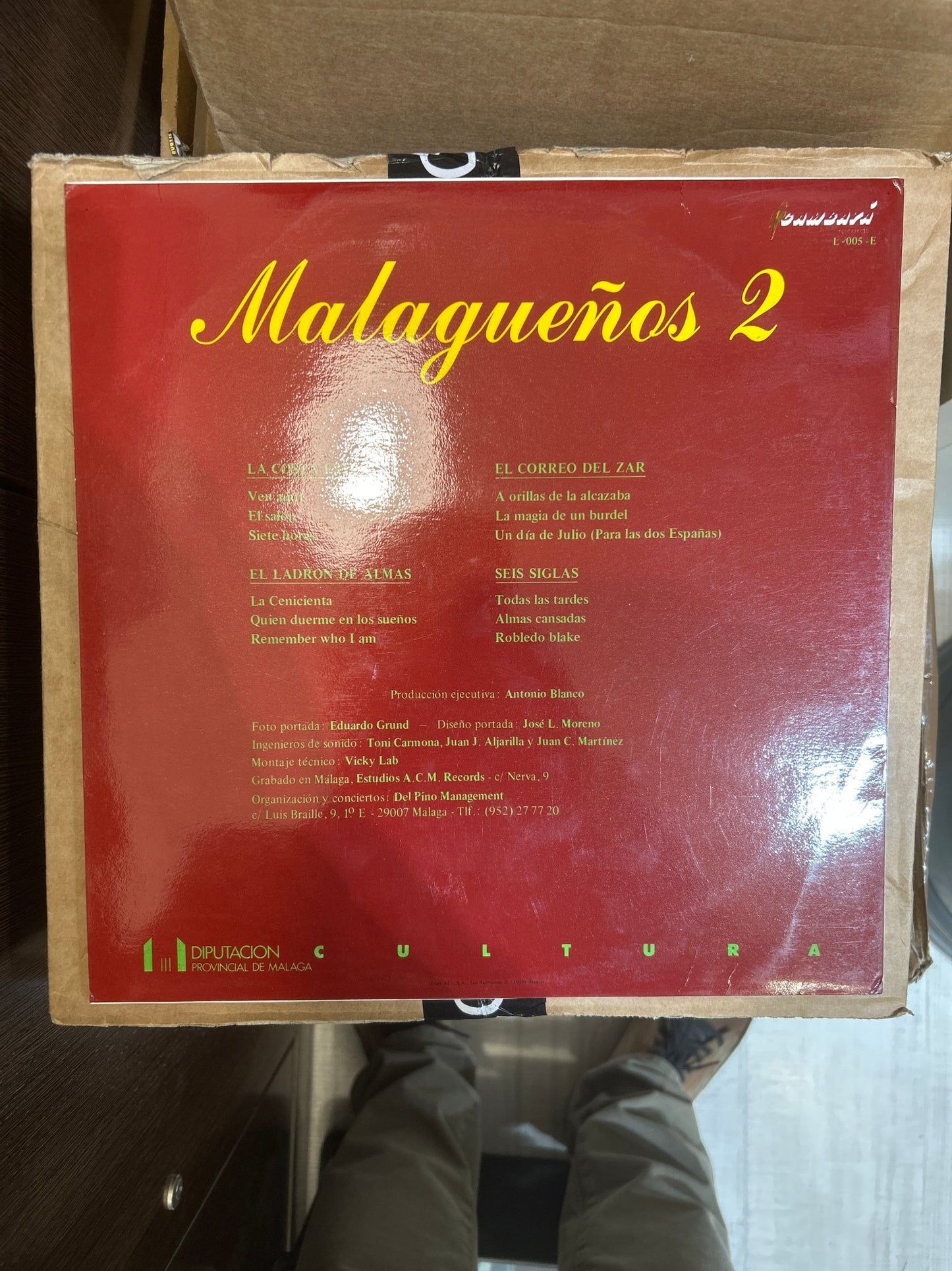 LP V/A – Malagueños 2 2ª Mano - DISCOS NAKASHA