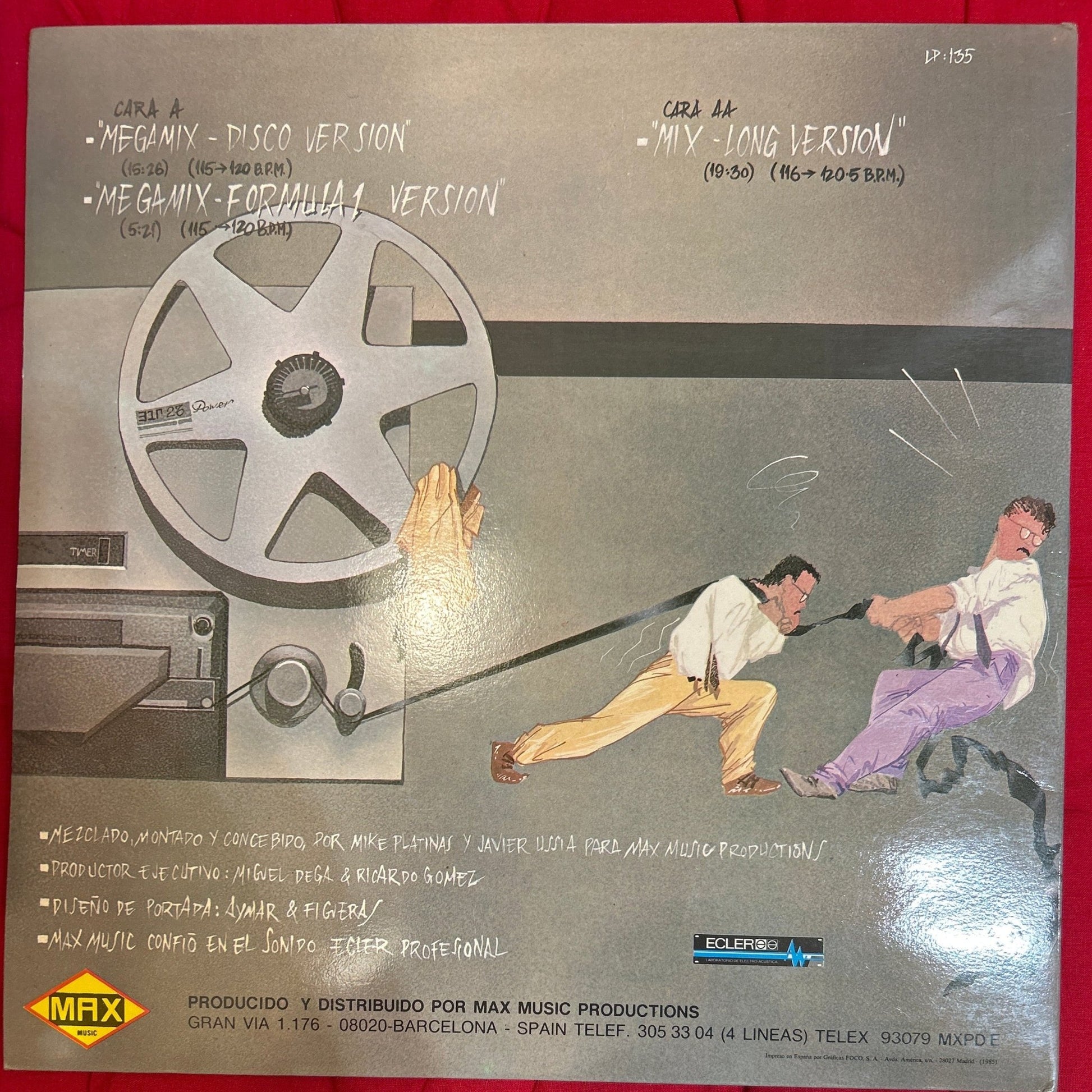LP V/A ‎– Max Mix 2 2ª mano - DISCOS NAKASHA