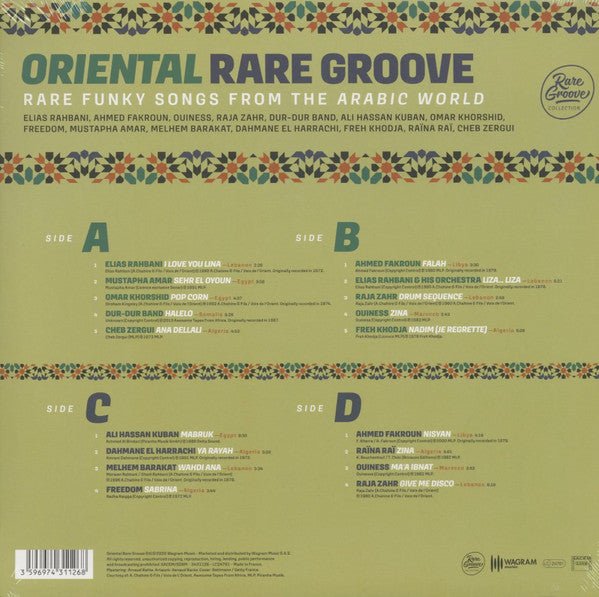 LP V/A - Oriental Rare Groove (Rare Funky Songs From The Arabic World) Nuevo precintado - DISCOS NAKASHA