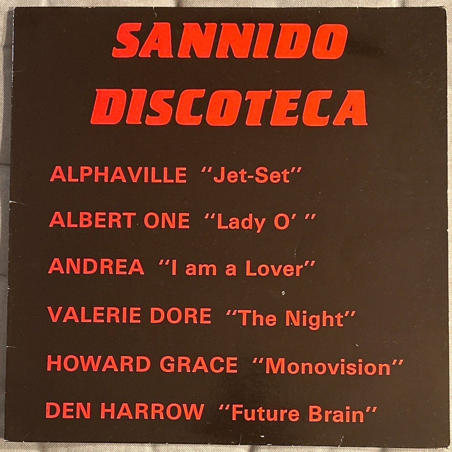LP V/A ‎– Sannido Discoteca 2ª Mano - DISCOS NAKASHA