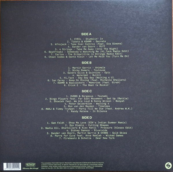 LP V/A ‎– Spinnin' Records - 25 Years - Chapter 1 Nuevo precintado - DISCOS NAKASHA
