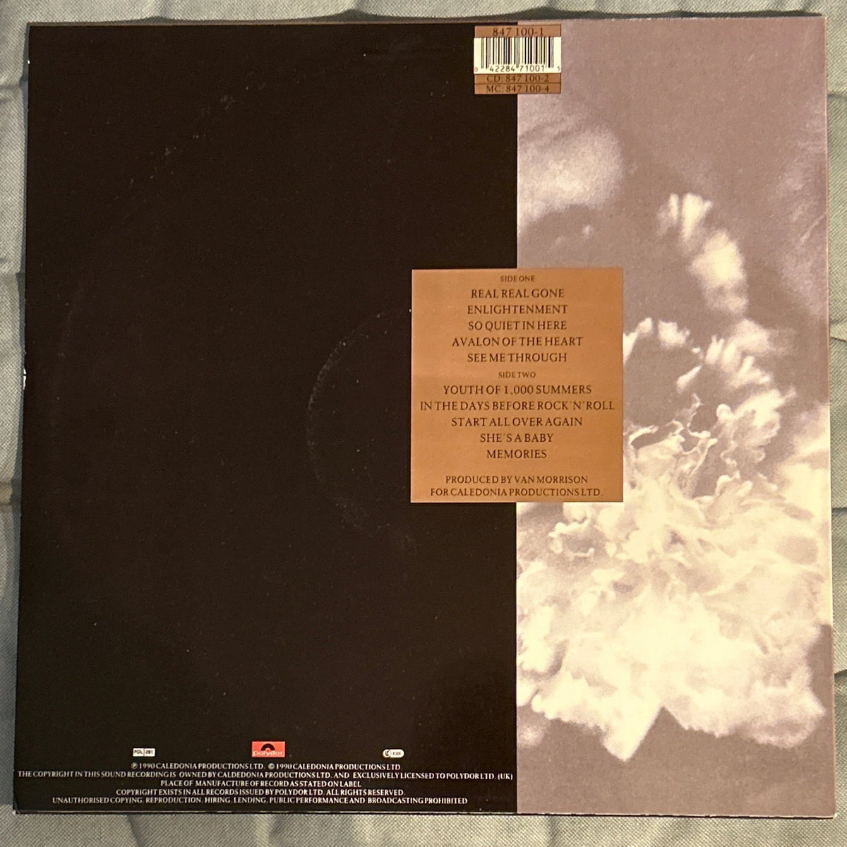 LP Van Morrison ‎– Enlightenment 2ª Mano - DISCOS NAKASHA