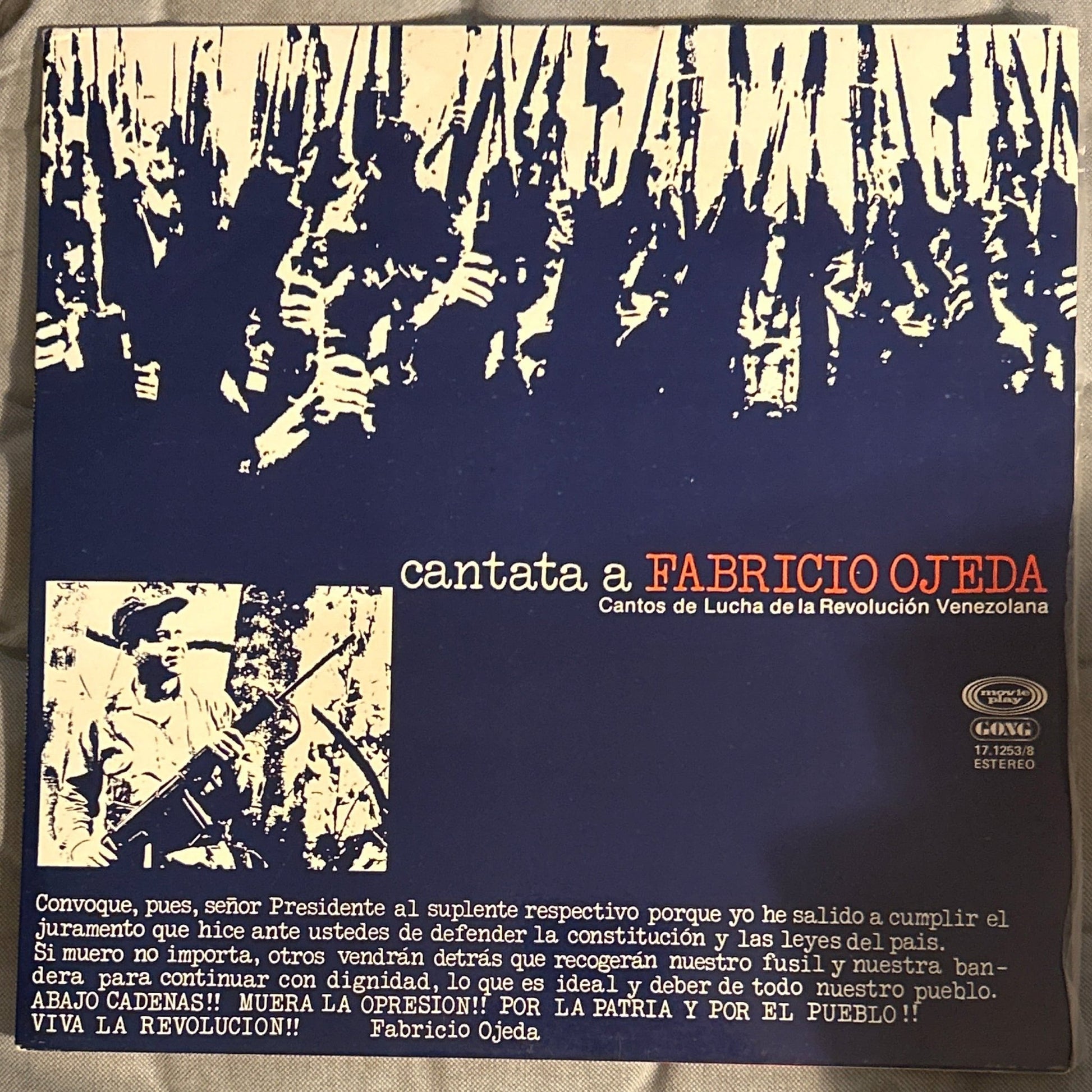 LP Various ‎– Cantata A Fabricio Ojeda 2ª Mano - DISCOS NAKASHA