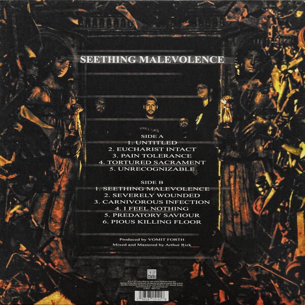 LP Vomit Forth ‎– Seething Malevolence Nuevo precintado - DISCOS NAKASHA