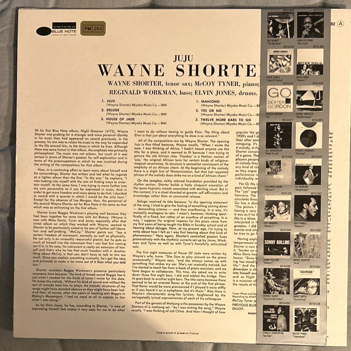 LP Wayne Shorter ‎– Juju 2ª Mano - DISCOS NAKASHA