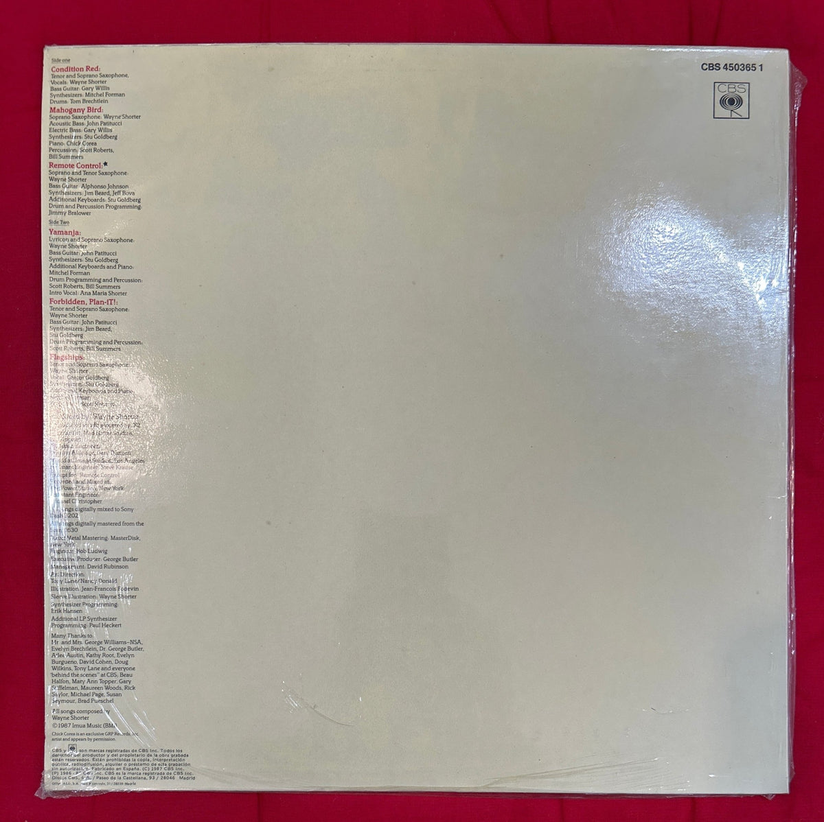 LP Wayne Shorter ‎– Phantom Navigator 2ª Mano - DISCOS NAKASHA