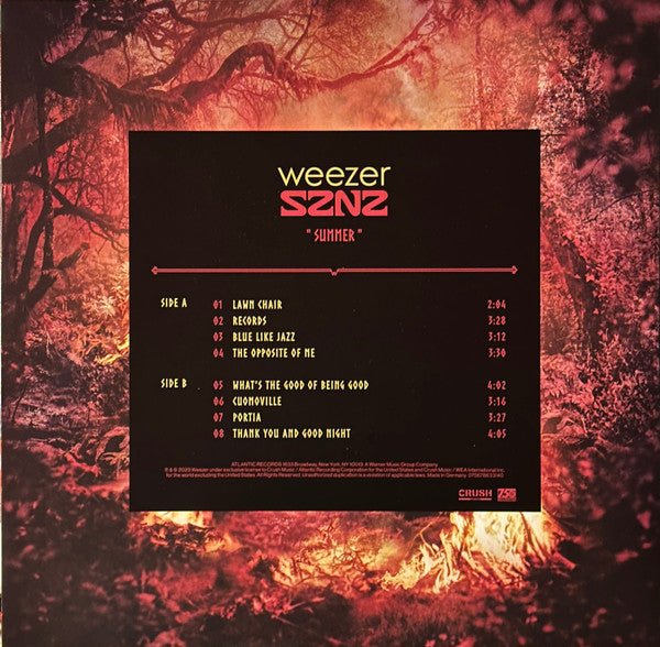 LP Weezer – SZNZ: Summer Nuevo precintado - DISCOS NAKASHA