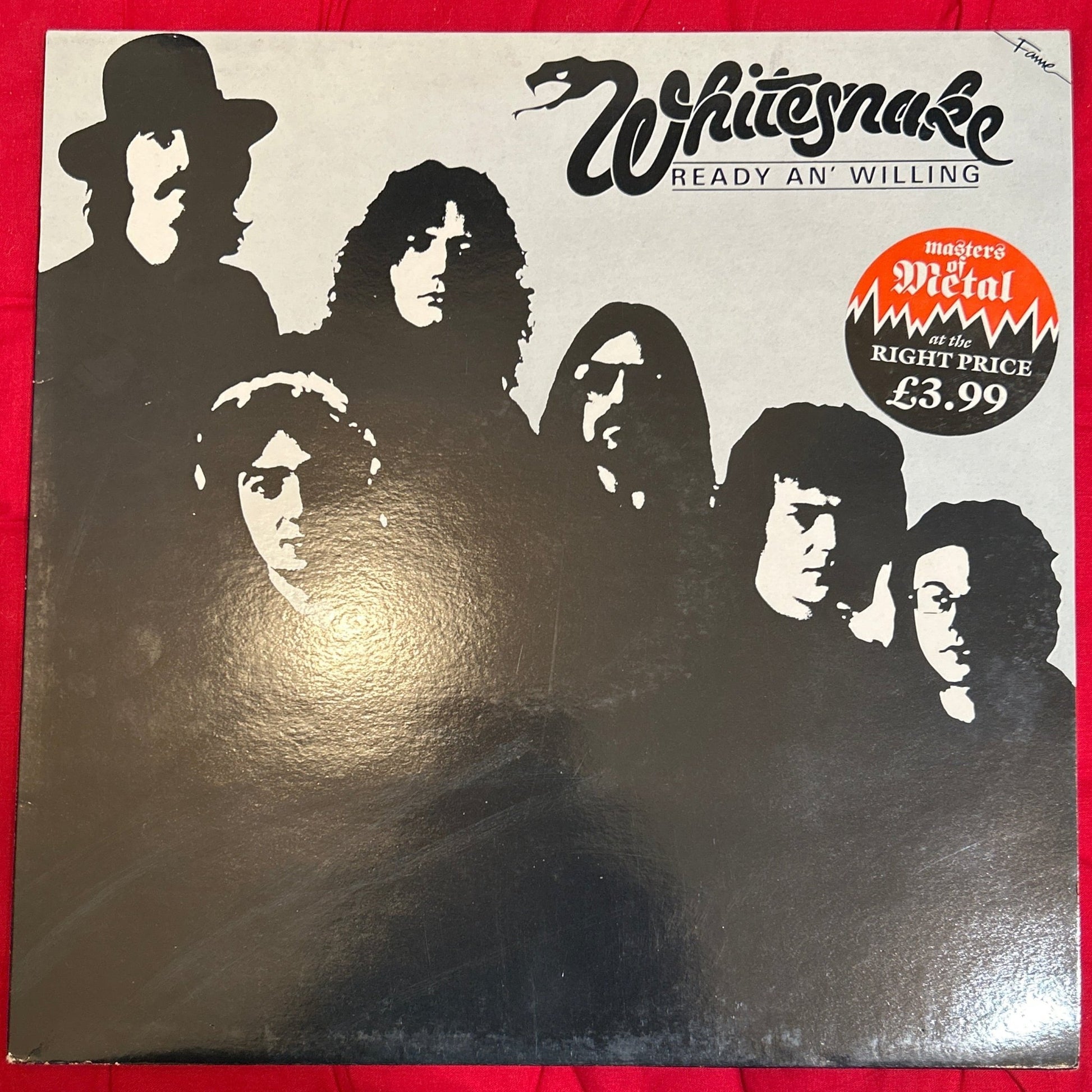 LP Whitesnake ‎– Ready An' Willing 2ª mano - DISCOS NAKASHA