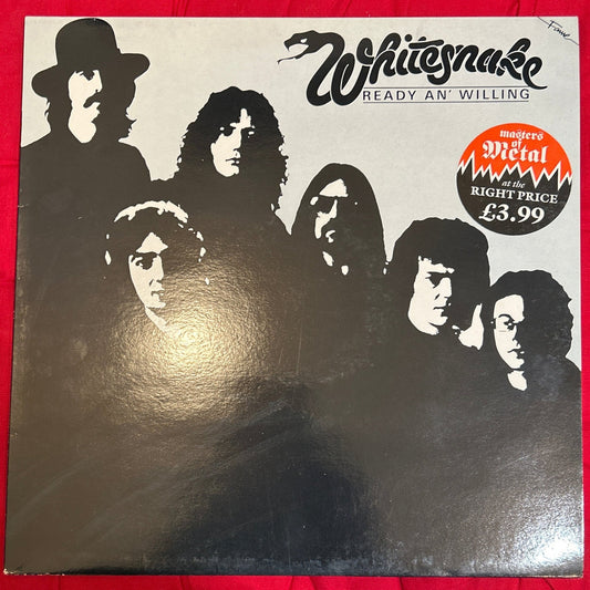 LP Whitesnake ‎– Ready An' Willing 2ª mano - DISCOS NAKASHA