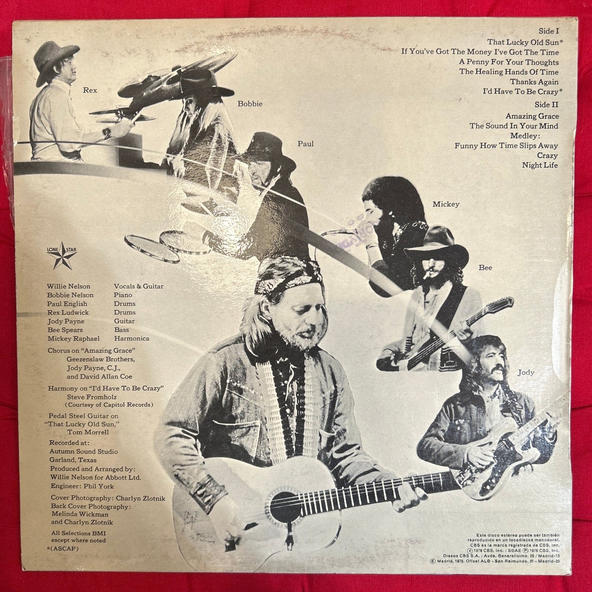LP Willie Nelson – El Sonido En Tu Mente 2ª Mano ( Producto exclusivo recogida en tienda) - DISCOS NAKASHA