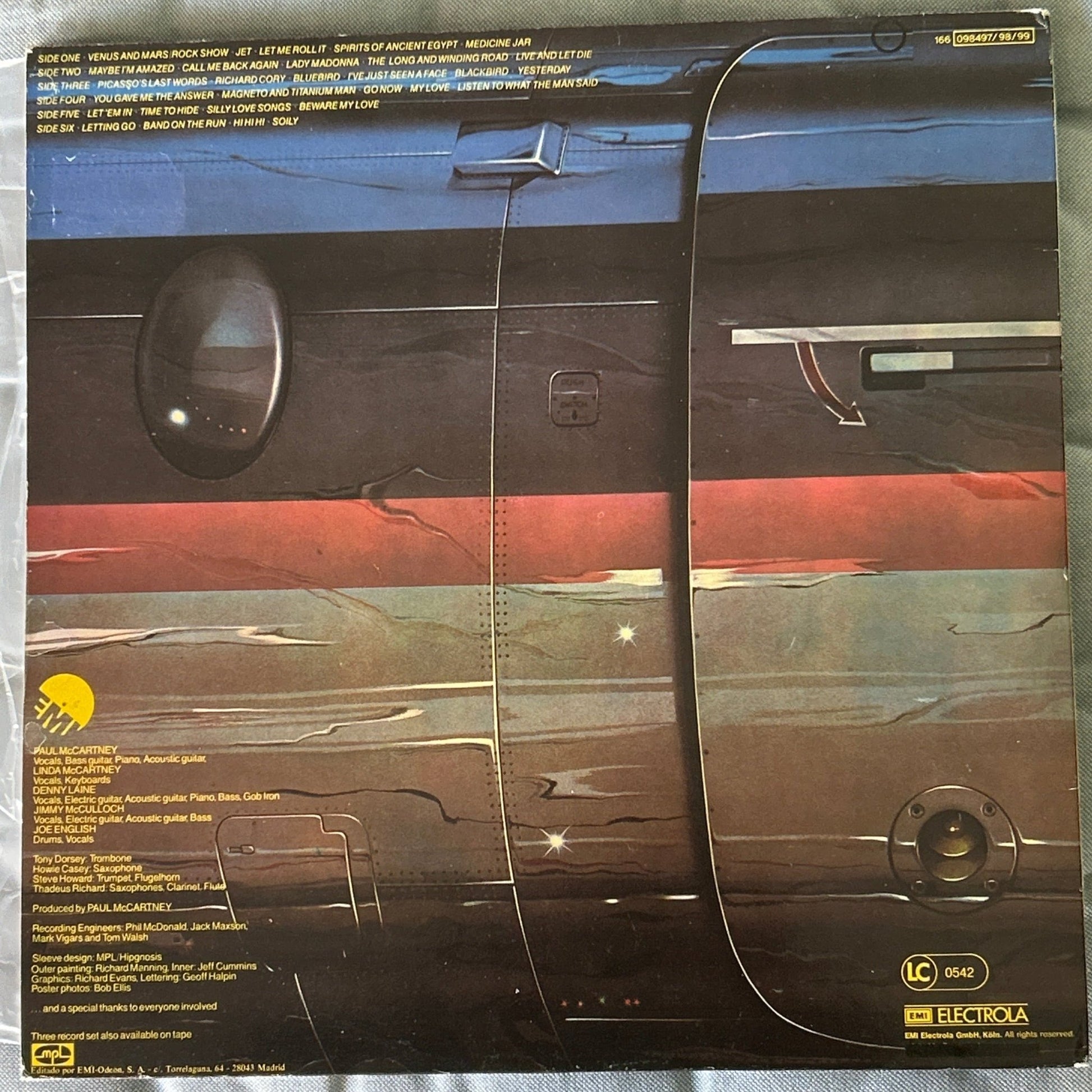 LP Wings ‎– Wings Over America 2ª mano - DISCOS NAKASHA