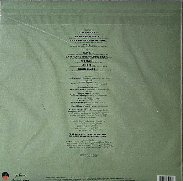 LP Womack & Womack – Love Wars Nuevo precintado - DISCOS NAKASHA