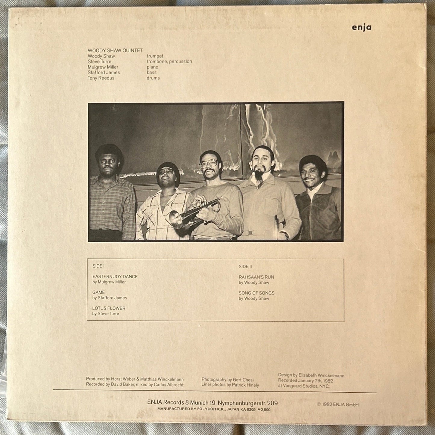 LP Woody Shaw – Lotus Flower Ed. Japonesa 2ª Mano - DISCOS NAKASHA