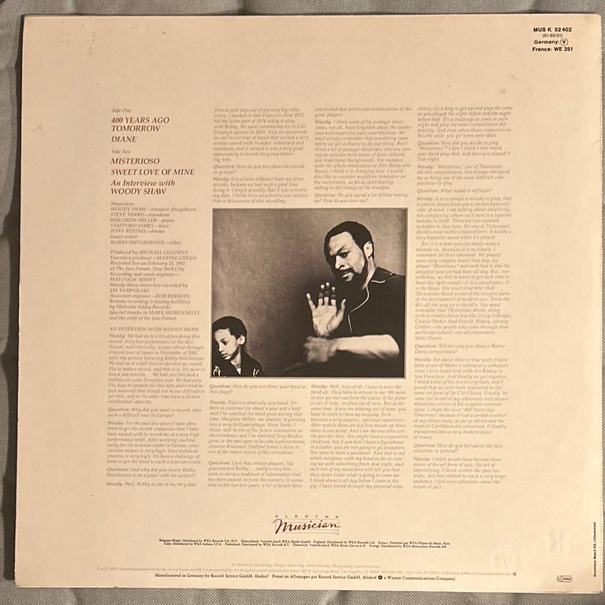 LP Woody Shaw ‎– Master Of The Art 2ª Mano - DISCOS NAKASHA