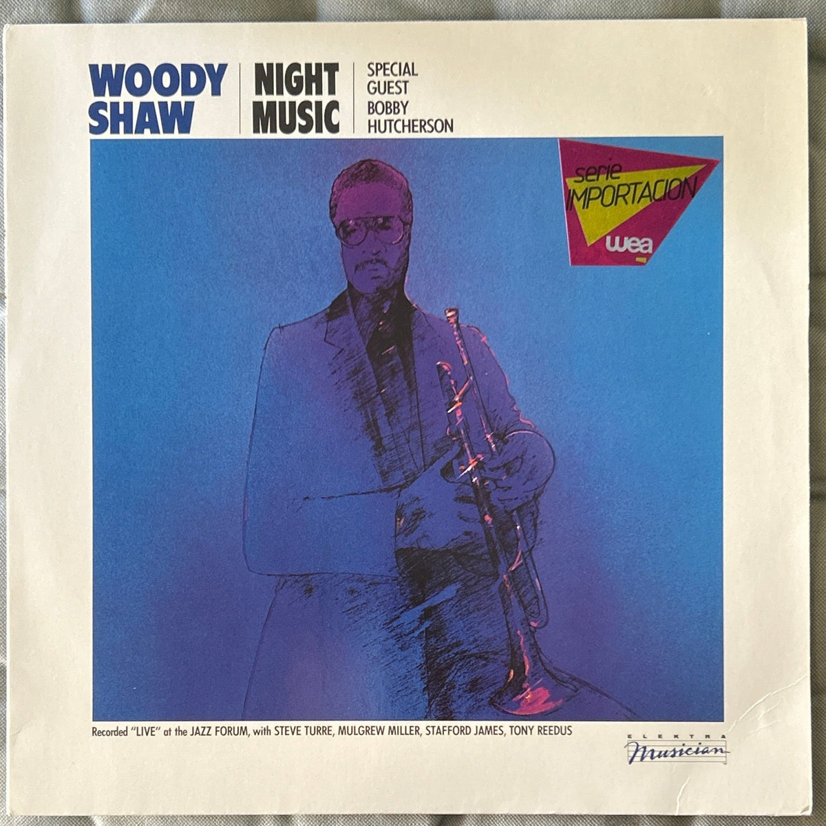 LP Woody Shaw ‎– Night Music 2ª Mano - DISCOS NAKASHA