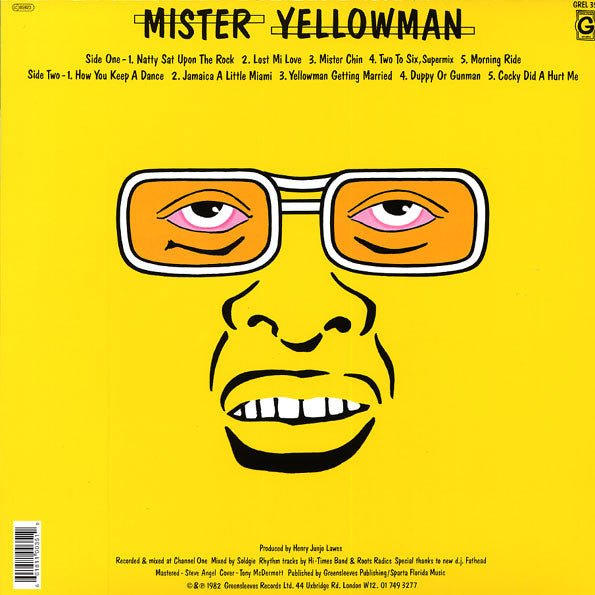 LP Yellowman ‎– Mister Yellowman Nuevo precintado - DISCOS NAKASHA