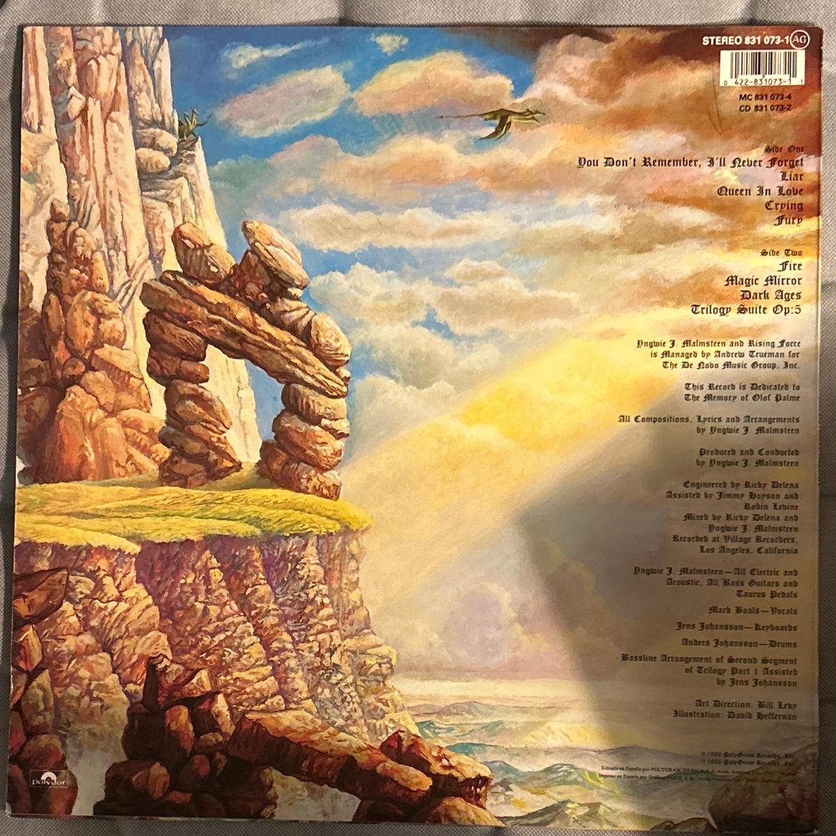 LP Yngwie J. Malmsteen – Trilogy 2ª Mano - DISCOS NAKASHA