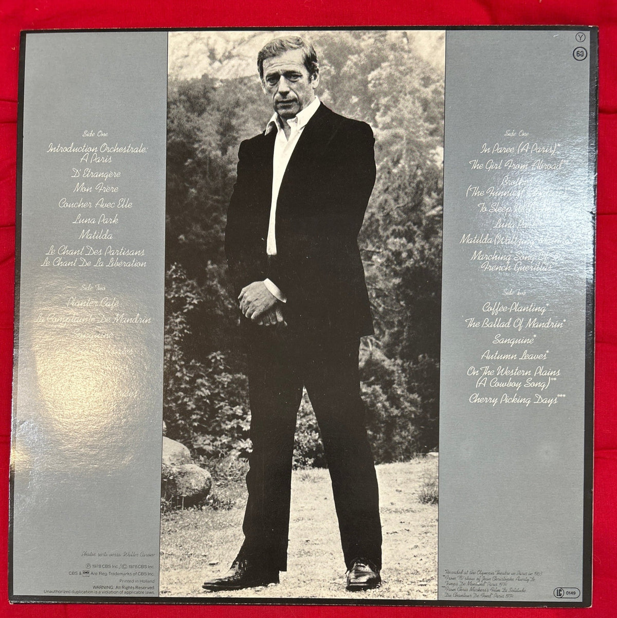LP Yves Montand – The Best Of Yves Montand ...By Request 2ª Mano - DISCOS NAKASHA